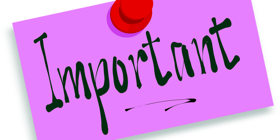 MUITO IMPORTANTE! MUITO IMPORTANTE!